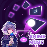 anime tiles hop piano music