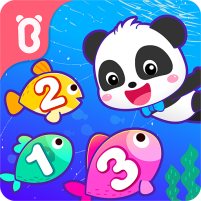 baby panda learns numbers