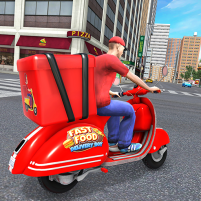 fast food delivery bike game