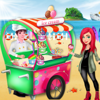 my beach ice cream shop game