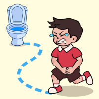 toilet rush pee master