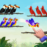 bird sort color puzzle games