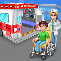 doctor ambulance driver game