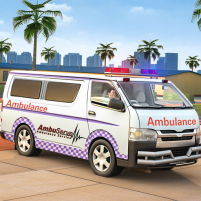 emergency ambulance 3d game scaled