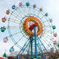 theme park fun swings ride