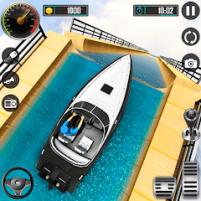 boat racing boat simulator scaled