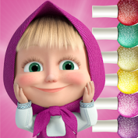 masha and the bear nail salon scaled