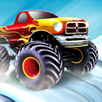 monster truck：stunt car game scaled