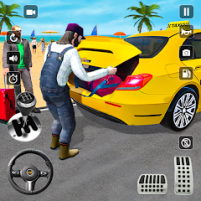 taxi cab car driving school 3d scaled