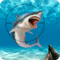 wild shark fish hunting game scaled