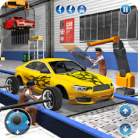 auto garage car mechanic sim scaled