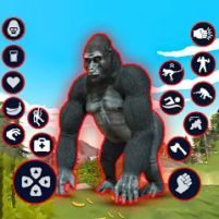 wild gorilla family simulator scaled