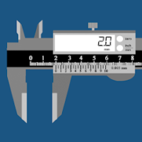 caliper digital scaled