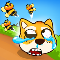 doge defend bees attack