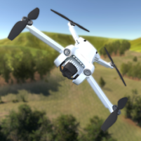 drone simulator realistic uav scaled