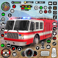 fire engine truck simulator scaled