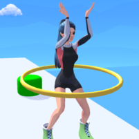 hula hoop race