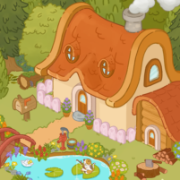 merge cartoon renovate town