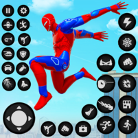 spider hero rope hero game