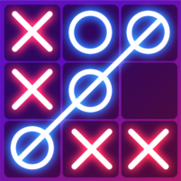 tic tac toe glow