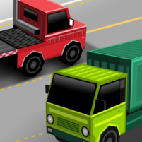 truck traffic racing3d