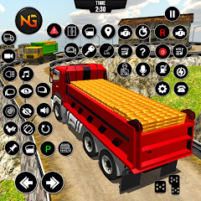 uphill gold truck simulator 3d scaled