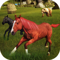 virtual horse family simulator scaled