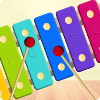 xylophone musical instrument scaled
