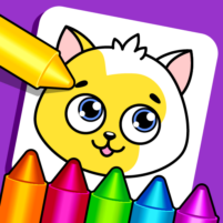 kids coloring game for 2 year