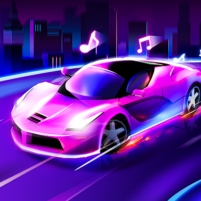 music beat racer car racing