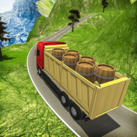 offroad cargo truck driver 3d