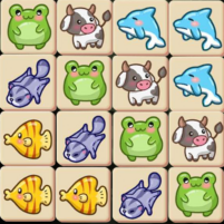 connect animal tile match