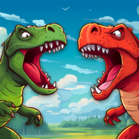 dino world merge fight