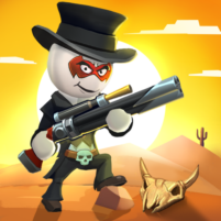 stickman sniper western gun