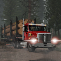 truck simulator wood transport