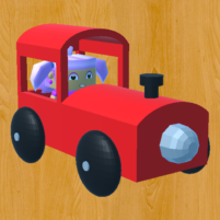 baby train 3d