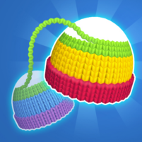 cozy knitting color sort game scaled
