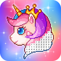 pixel coloring color by number