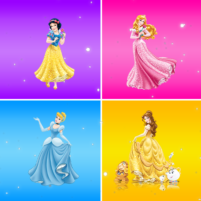 princess memory card game