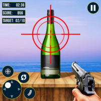 real bottle shooting game scaled