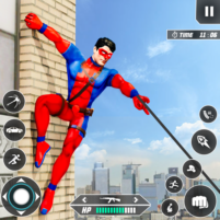 rope hero crime simulator 3d