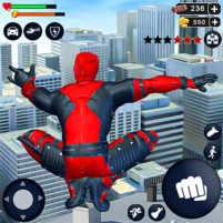 spider rope hero man game