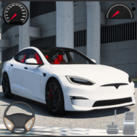 tesla car simulation game