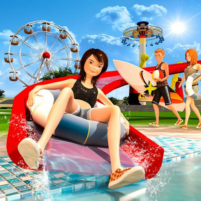 theme park3d water slide games scaled