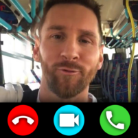 videollamada leo messi espanol