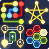 color glow puzzle collection