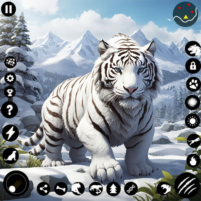 arctic white tiger family sim scaled