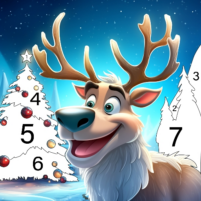 christmas color by number game scaled