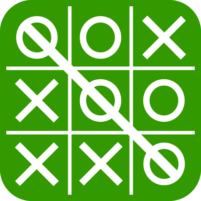 noughts and crosses x o game